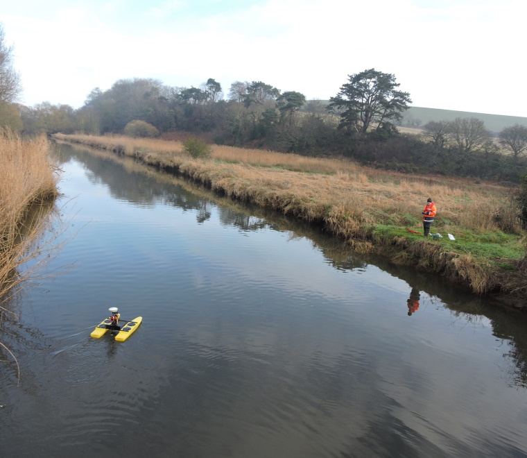 Surveying the Lower Otter Estuary with USV