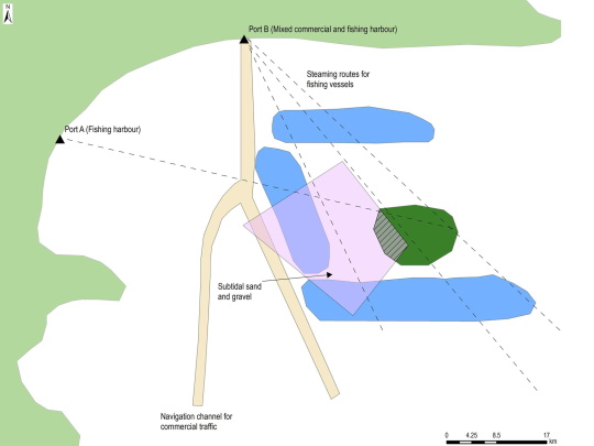 Marine plan area co-existence assessment
