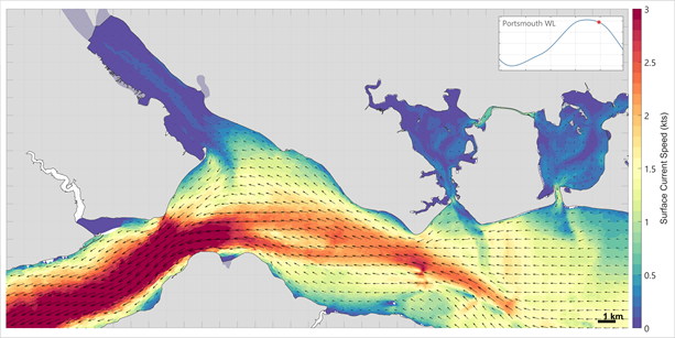 Portsmouth tidal modeling